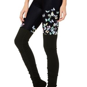 Alo Gypset Goddess Blue Butterfly Goddess Legging